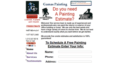 Desktop Screenshot of gamaspainting.com